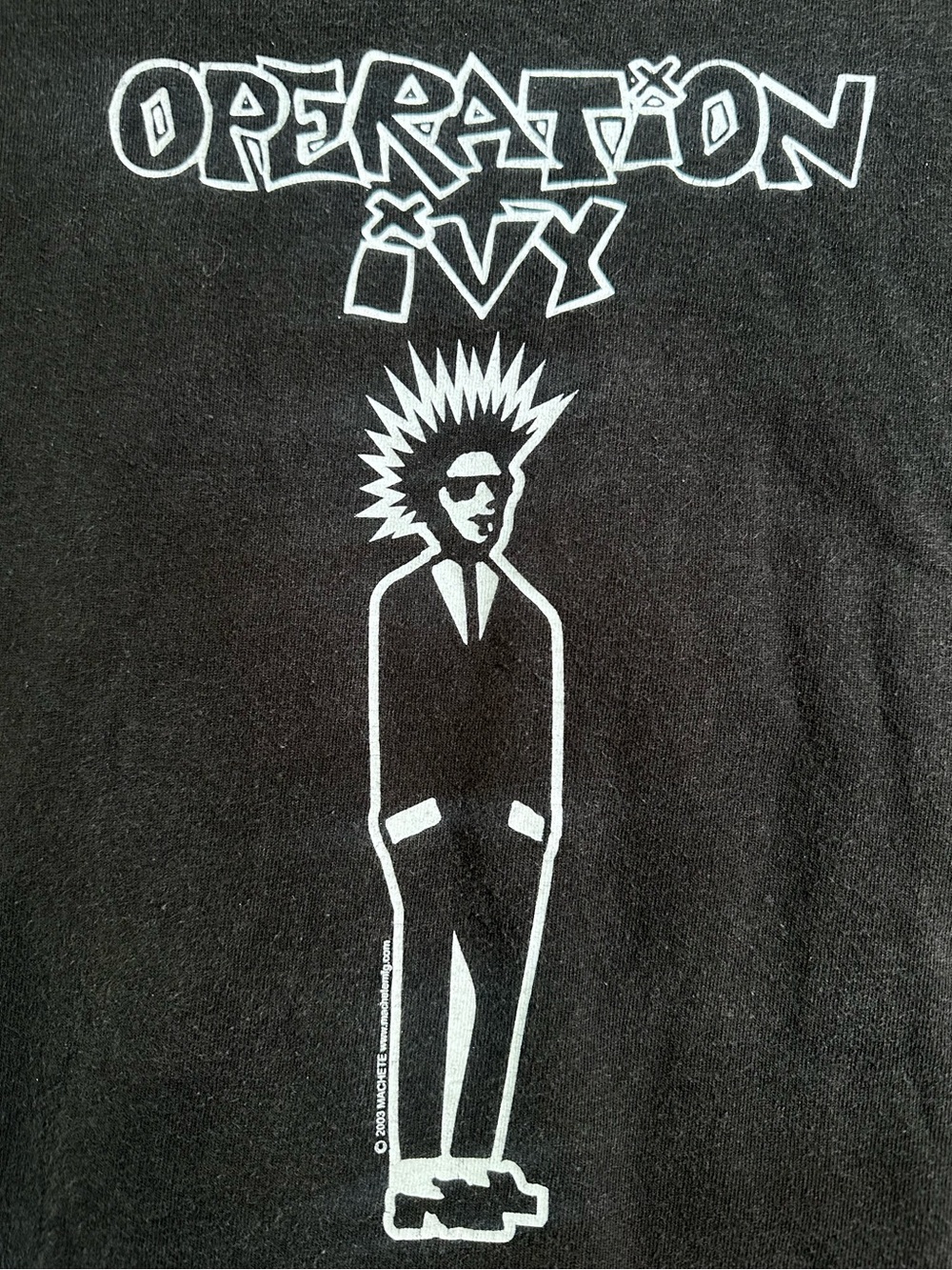 2002 Machete MFG Operation Ivy Ska Punk Band Tee